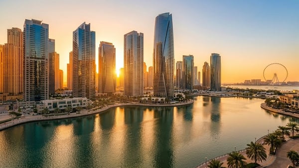 dubai jlt skyline