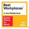 Best Workplaces in the Middle EastTM️ 2024 Badge